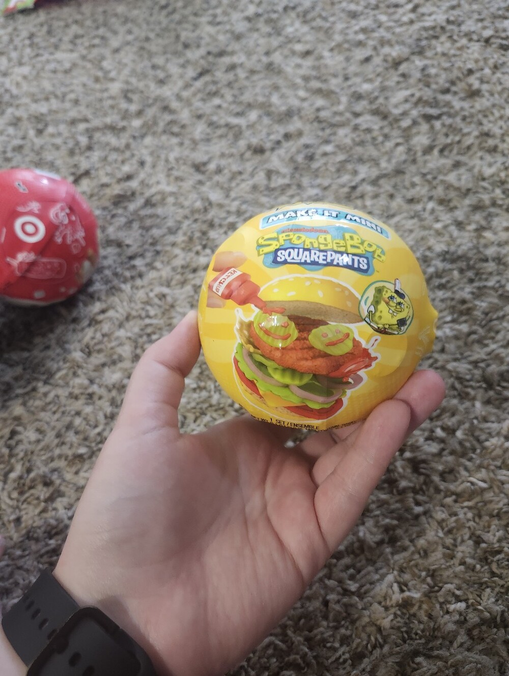 SpongeBob SquarePants Yellow Surprise Mini Playset Ball